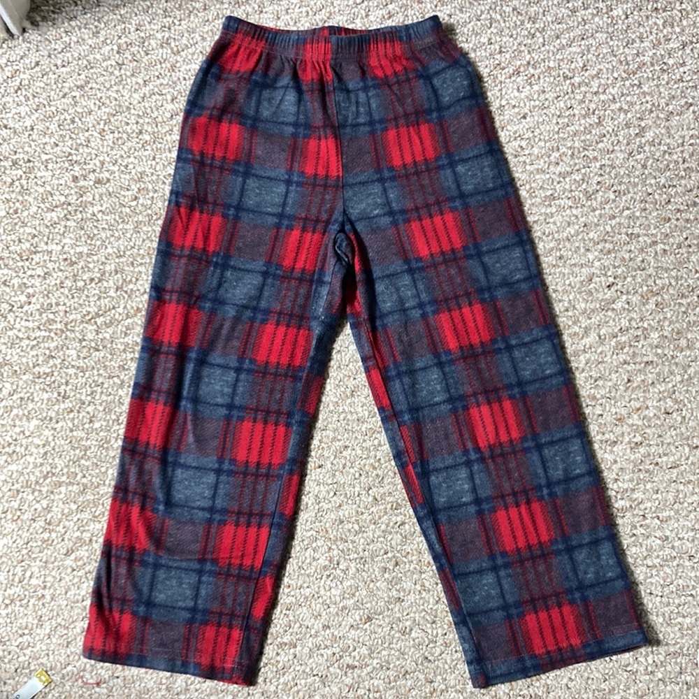 Cuddl Duds fleece pj pants sz 6/7